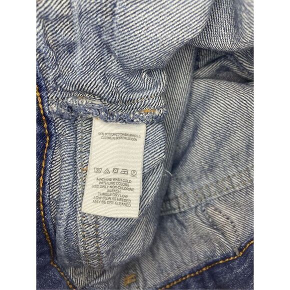 We the Free button up high rise distressed hem shorts size 29 - Picture 7 of 7